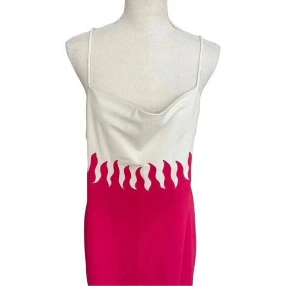 Vintage Y2K Tres Belle Maxi Formal Prom Dress – Elegant Satin Evening Gown - Picture 3 of 8